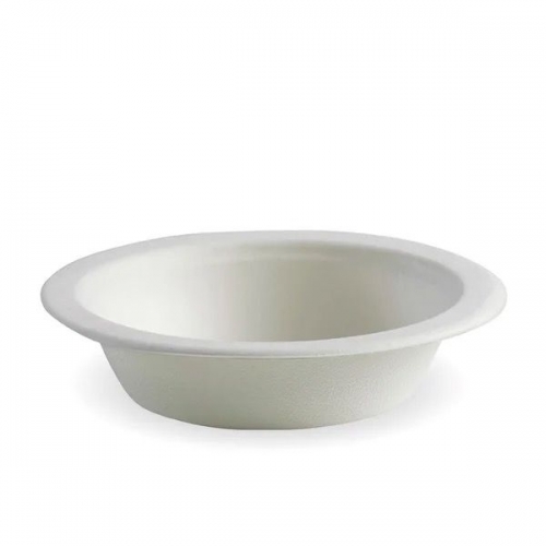 BioPak 470ml (16oz) bowl - white - Carton 1000