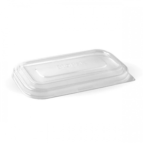 BioPak 750 and 1000ml base PET lid - clear - Carton 500