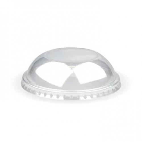 BioPak 150ml (5oz) Ice Cream Cup PET Dome Lid - clear - Carton 1000