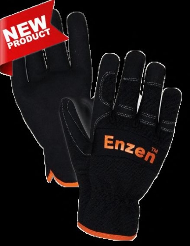 Enzen Synthetic Leather Riggers Gloves  - Carton/60 Pairs