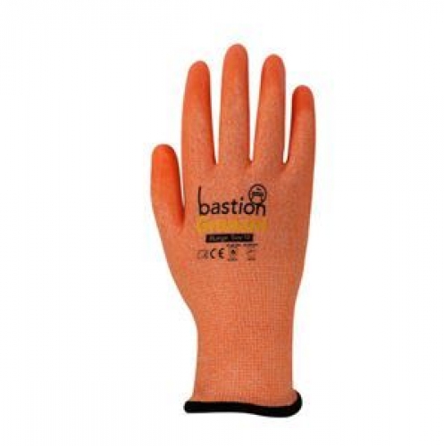 Granzin Cut 5 13G High Viz Orange HPPE Gloves  - Carton/60 Pairs