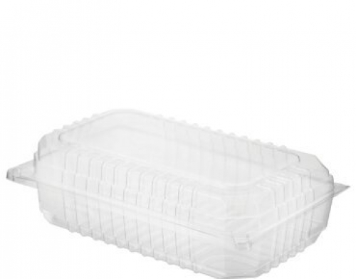 CONTAINER HINGED LID SALAD PACK 049 LARGE CLEARVIEW PK100