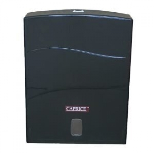 Caprice I/lvd Towel Dispenser (Black Plastic)