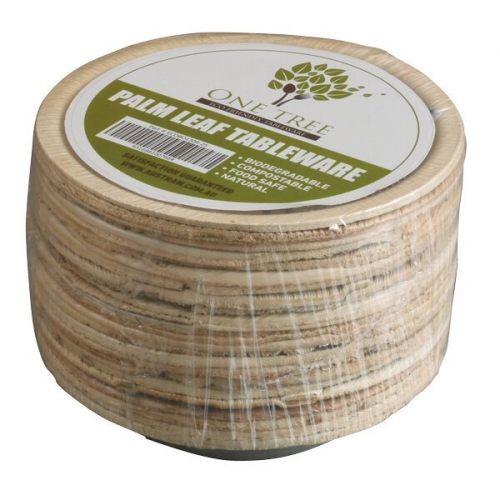 ONE TREE PALM LEAF ECO BOWL - ROUND 120MM - PACK 25