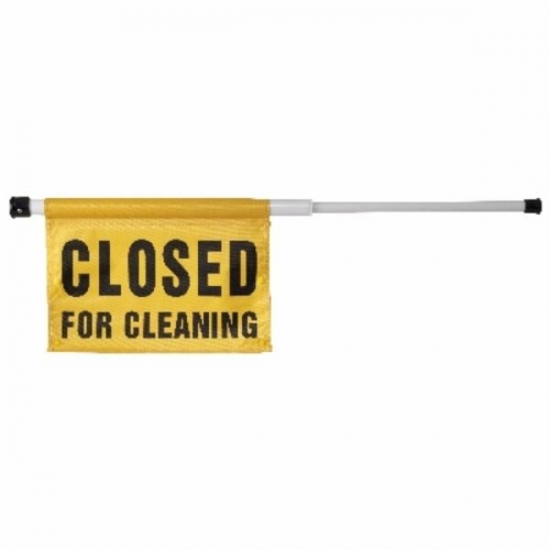 SIGN RETRACT CLOSED FOR CLEANING OATES