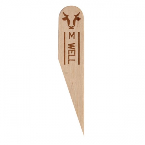 Product Information ONE TREE STEAK MARKER PADDLE - MED / WELL - PACK 200 - FSC 1