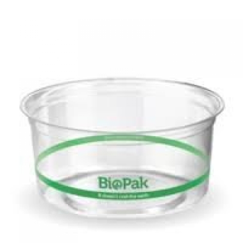 BioPak 360ml bowl - 121mm - clear - Carton 500