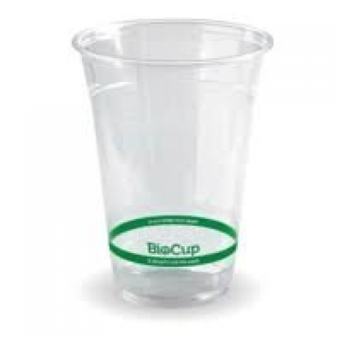 BioPak 500ml cup - clear - Carton 1000