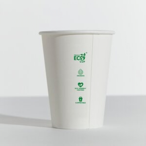 10oz Slim Truly Eco Plain White Cup CTN 1000