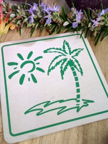 WOBBLY BOOT DRINK COASTER - TROPICOOL - PACK 250